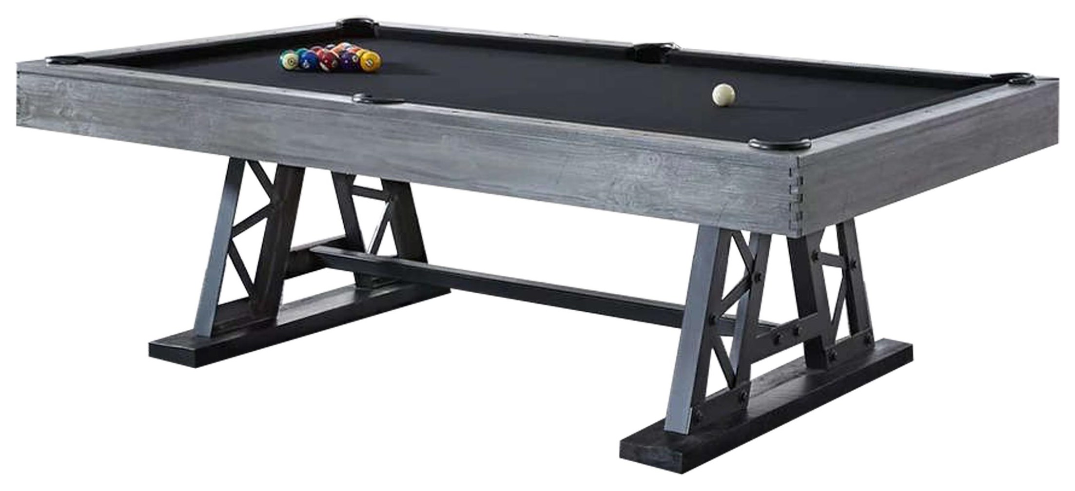Plank & Hide Ambassador 8' Pool Table Johnny Janosik Billiard